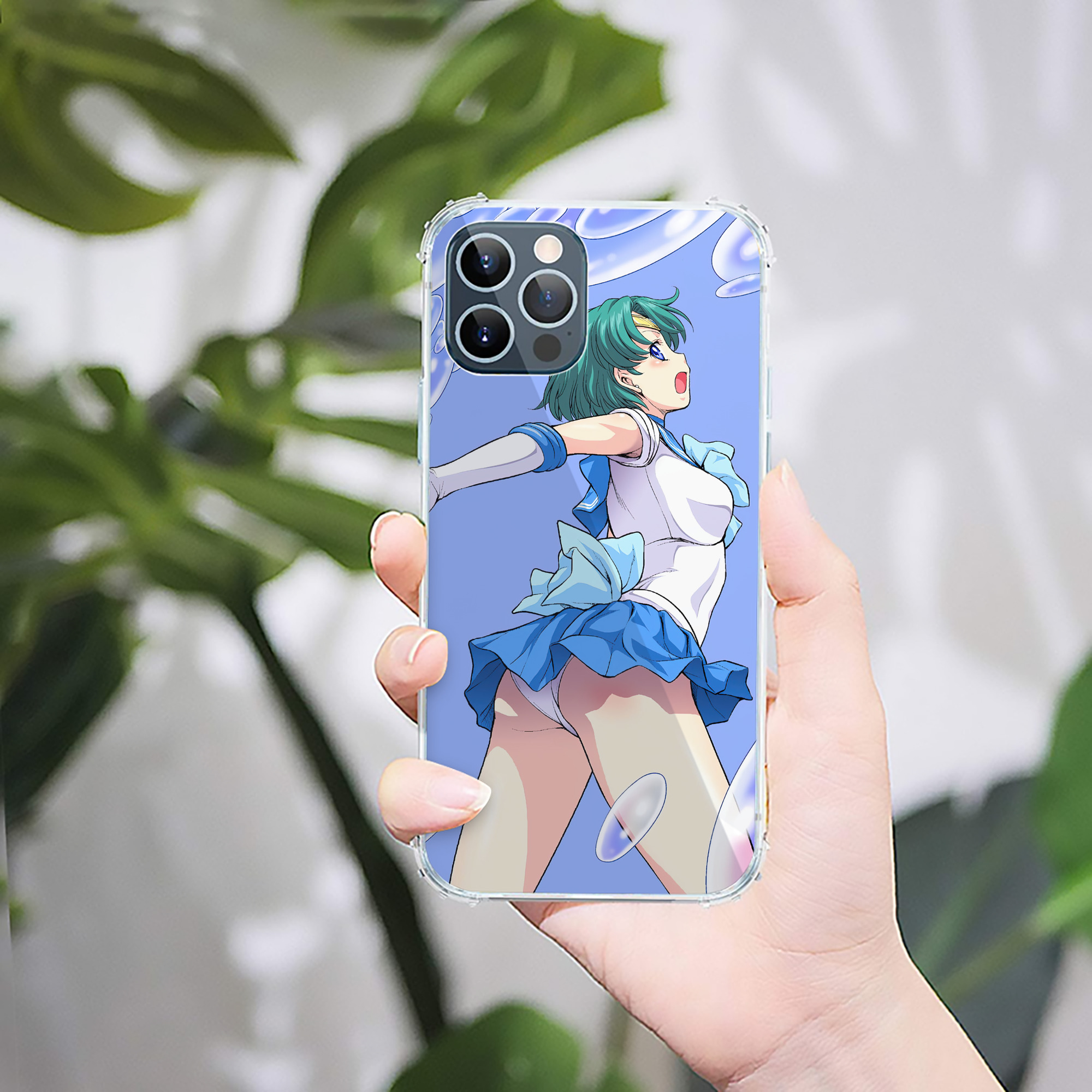 （画像用） 美少女戦士セーラームーン Sailor Moon 【iPhone 12シリーズ対応】透明スマホケース（クリアソフトケース）